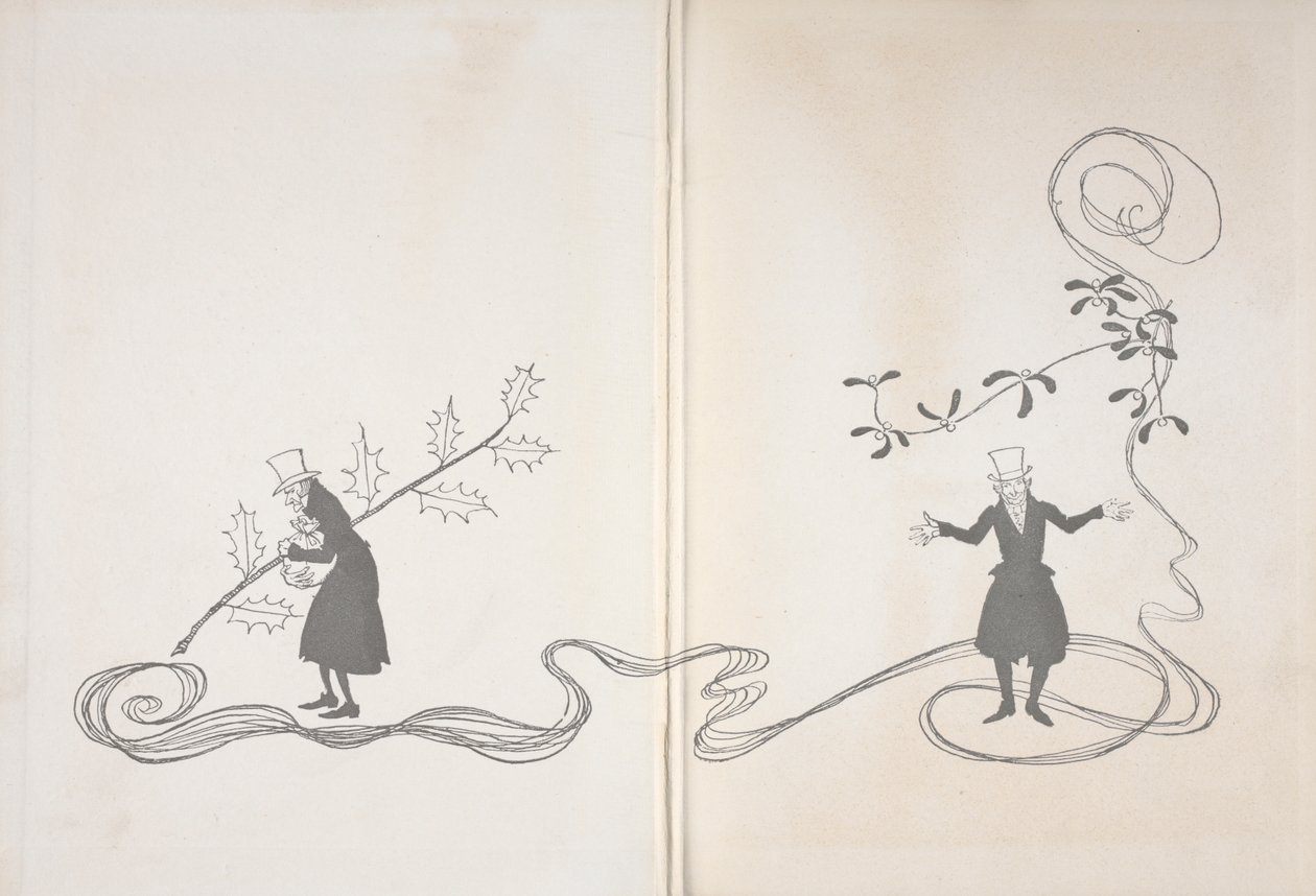 Illustrazione di Scrooge da Arthur Rackham