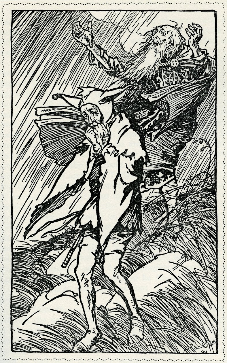 Re Lear di William Shakespeare da Arthur Rackham
