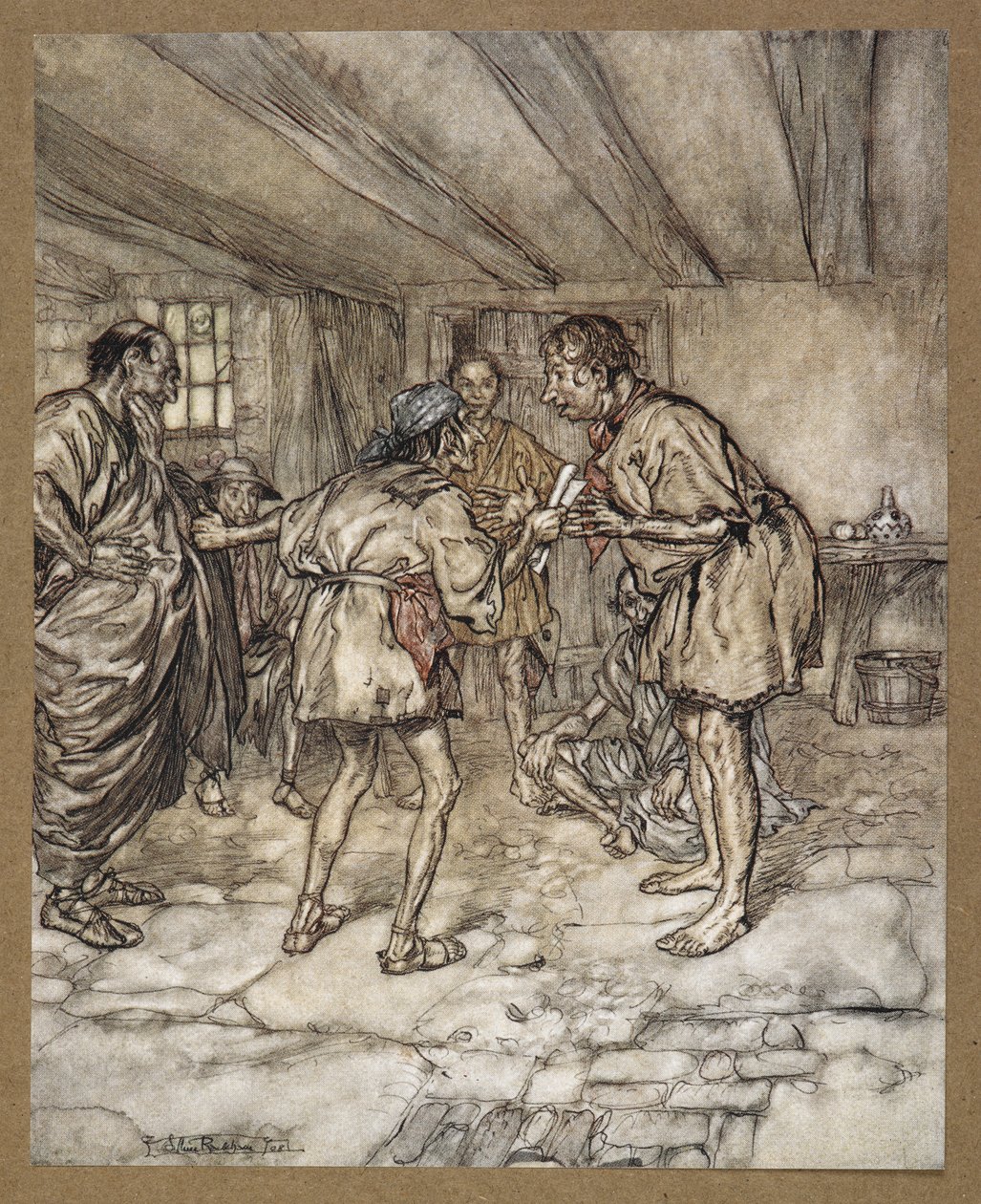 Lasciatemi fare anche il leone. Casa di Quince. Una scena da 