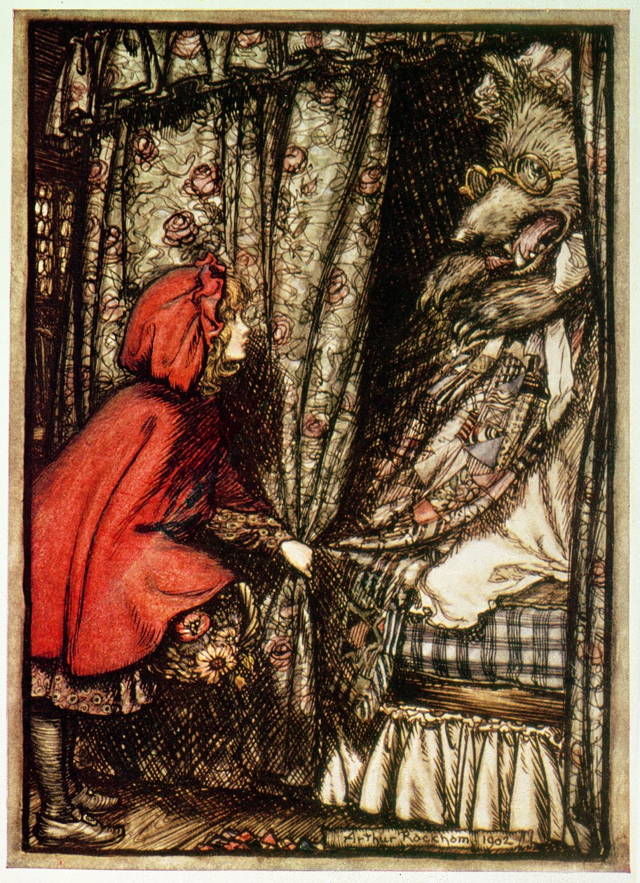 Cappuccetto Rosso da Arthur Rackham