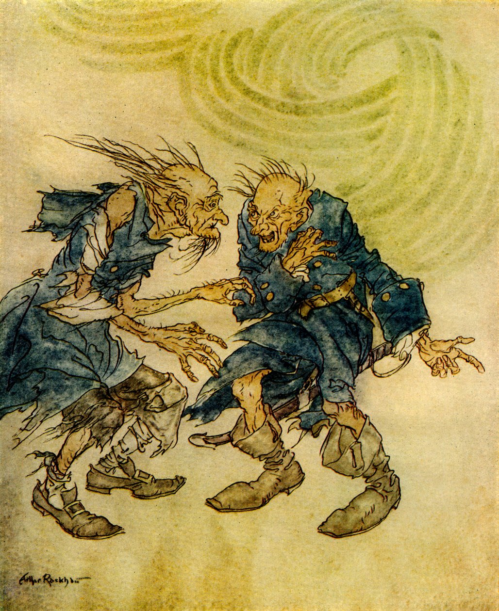 Manoscritto trovato in una bottiglia di Edgar Allan Poe da Arthur Rackham