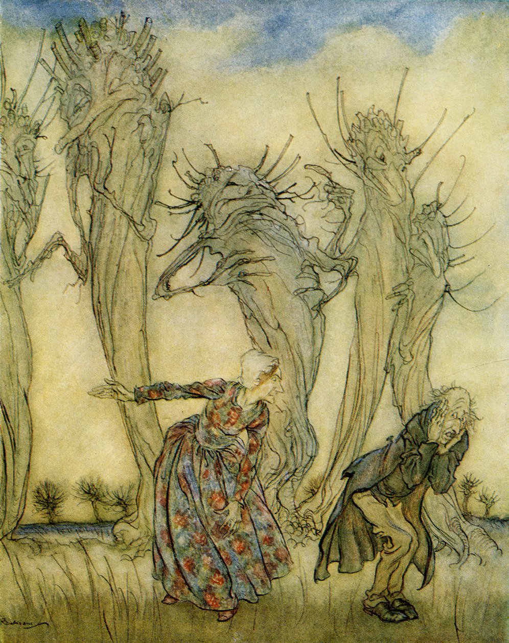 Signor e Signora Aceto da Arthur Rackham