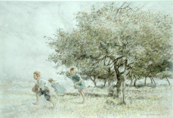 Raccolta di frutta da Arthur Rackham