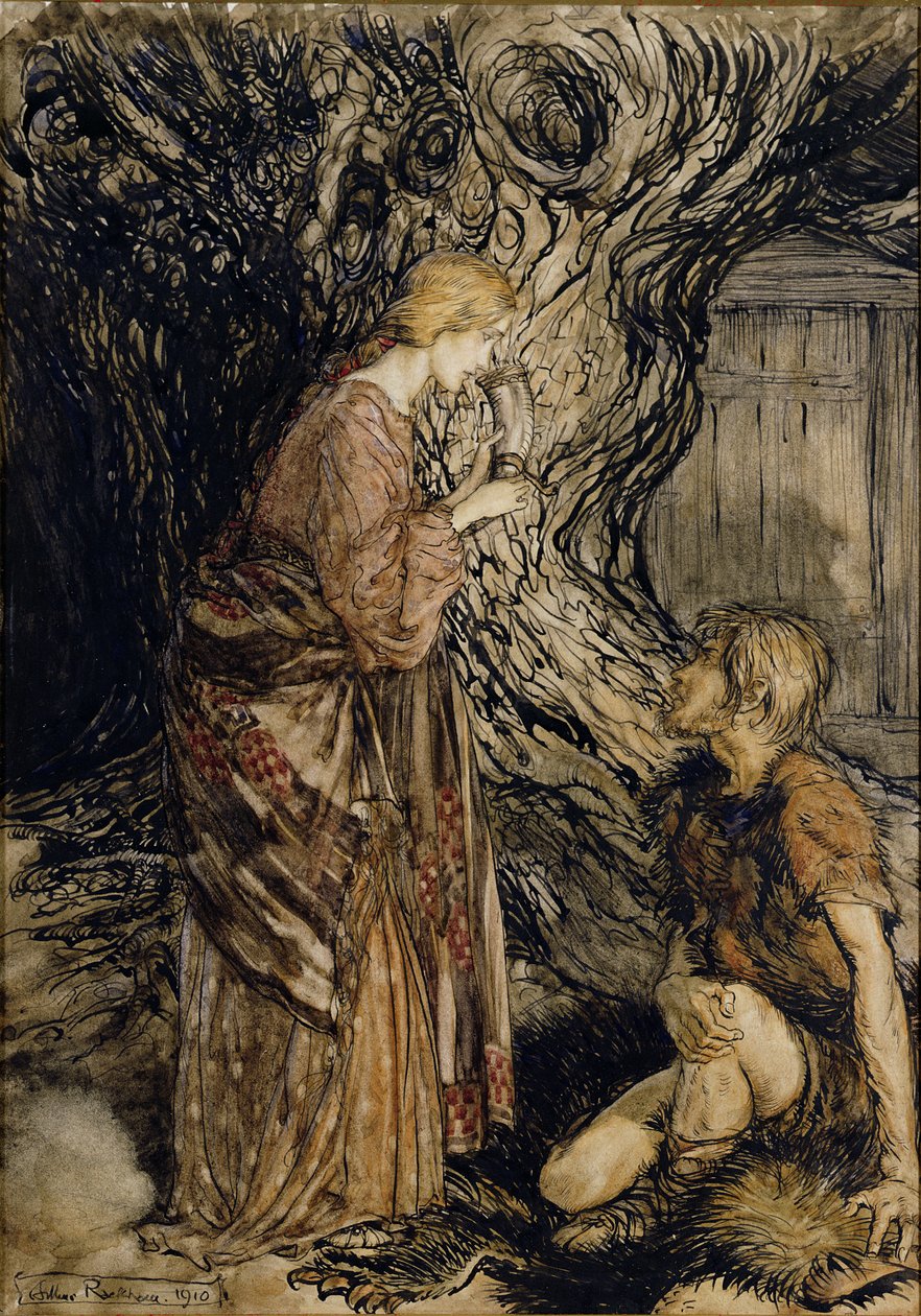 Siegmund e Sieglinde, Illustrazione da L