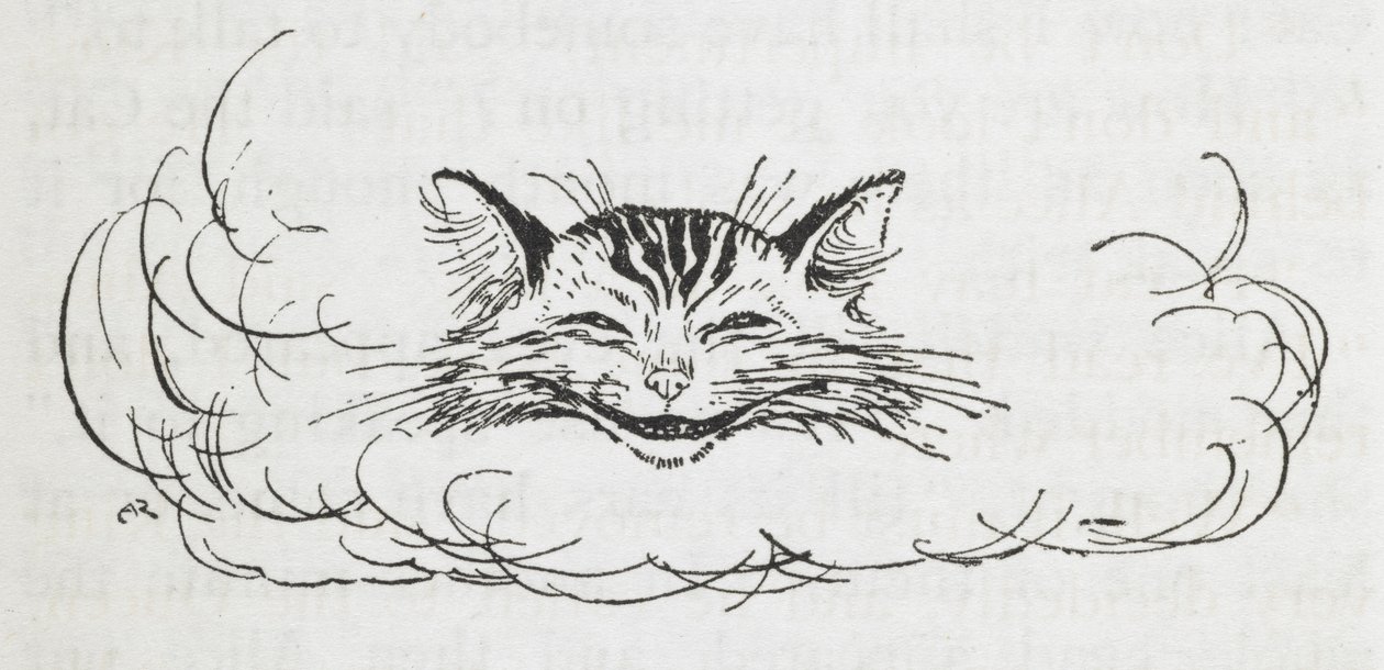 Il Gatto del Cheshire da Arthur Rackham