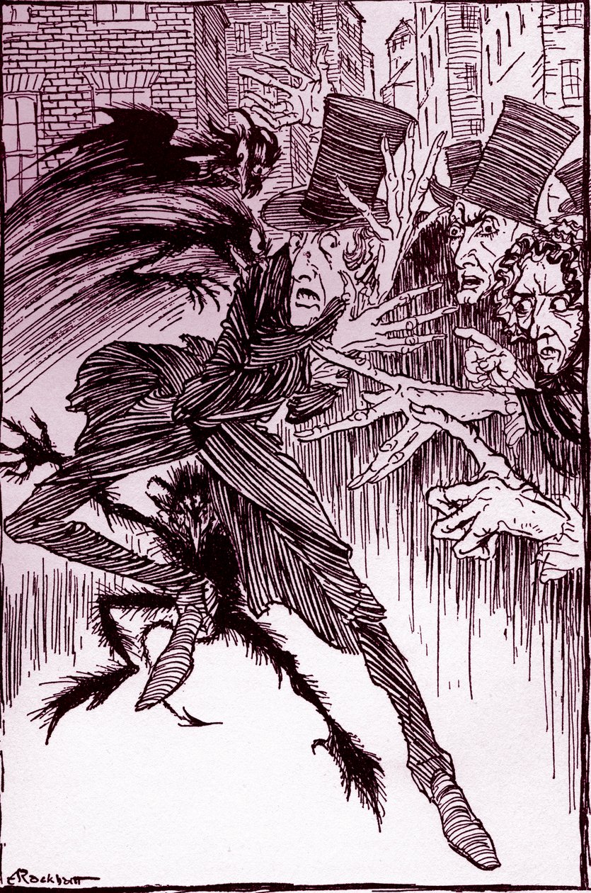 Il demone della perversità di Edgar Allan Poe da Arthur Rackham