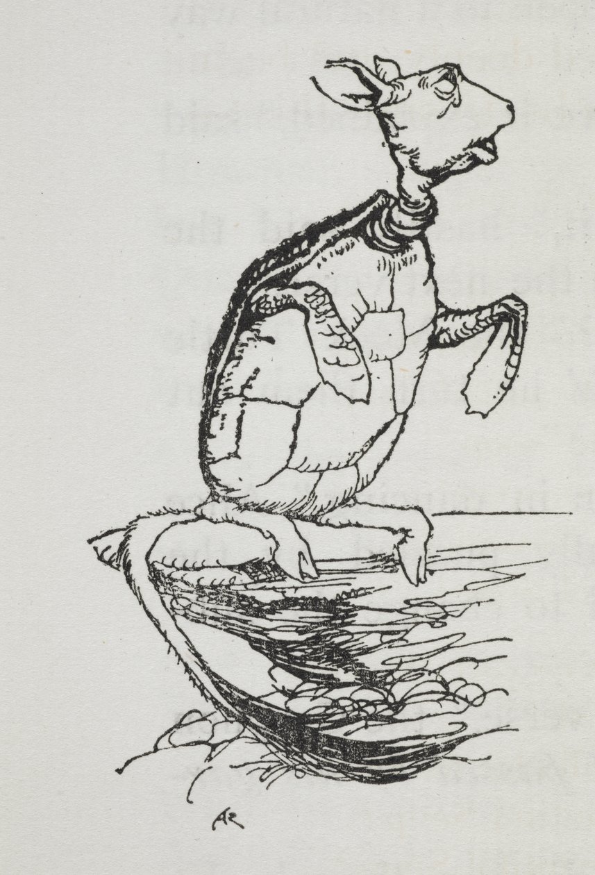 La Finta Tartaruga da Arthur Rackham