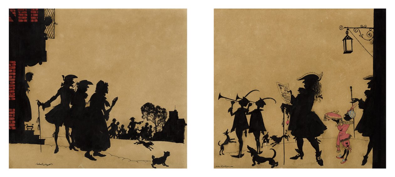 Die Verkündigung [aus Aschenputtel] da Arthur Rackham