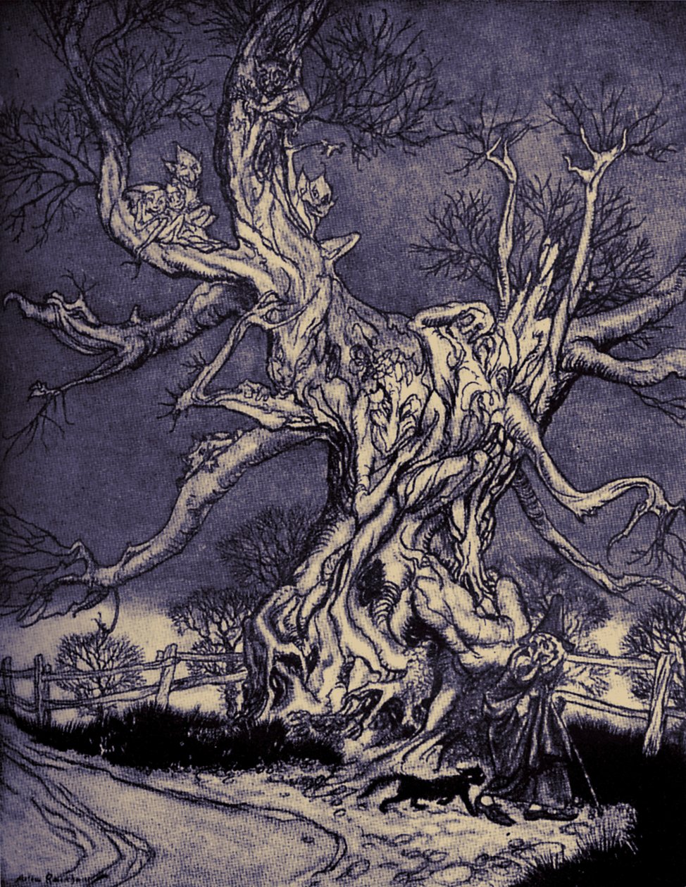 La leggenda di Sleepy Hollow da Arthur Rackham