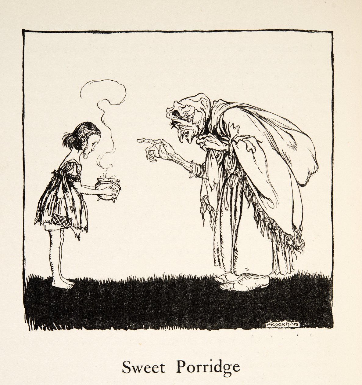 Il piccolo andò a prendere la scatola, da 