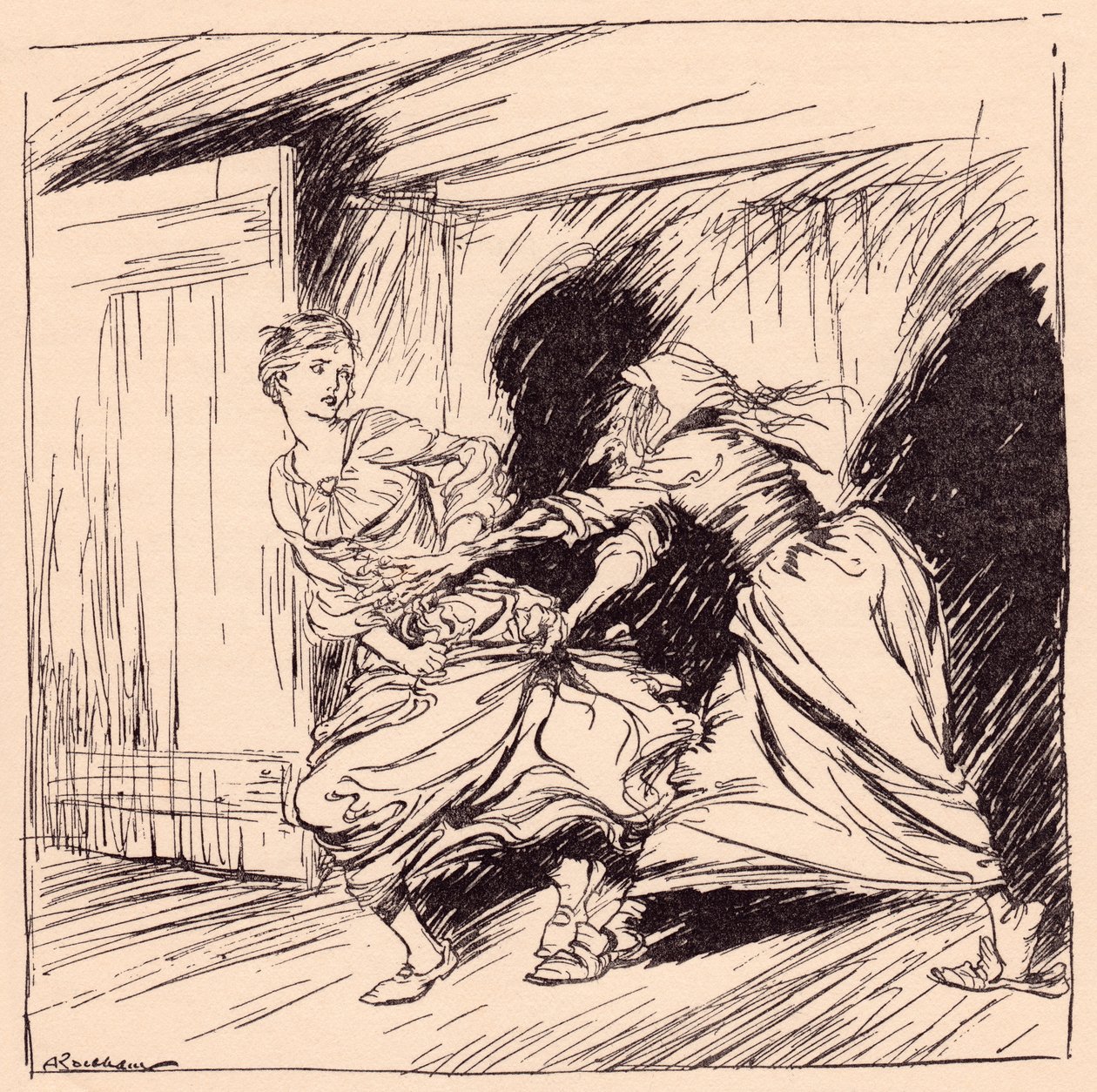 Chiunque lo vedesse, scappava via da Arthur Rackham