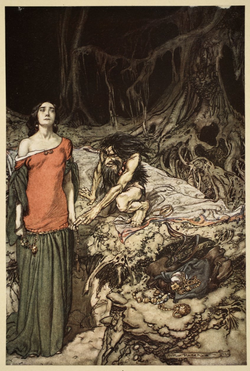 Il corteggiamento di Grimhilde, la madre di Hagen, da 