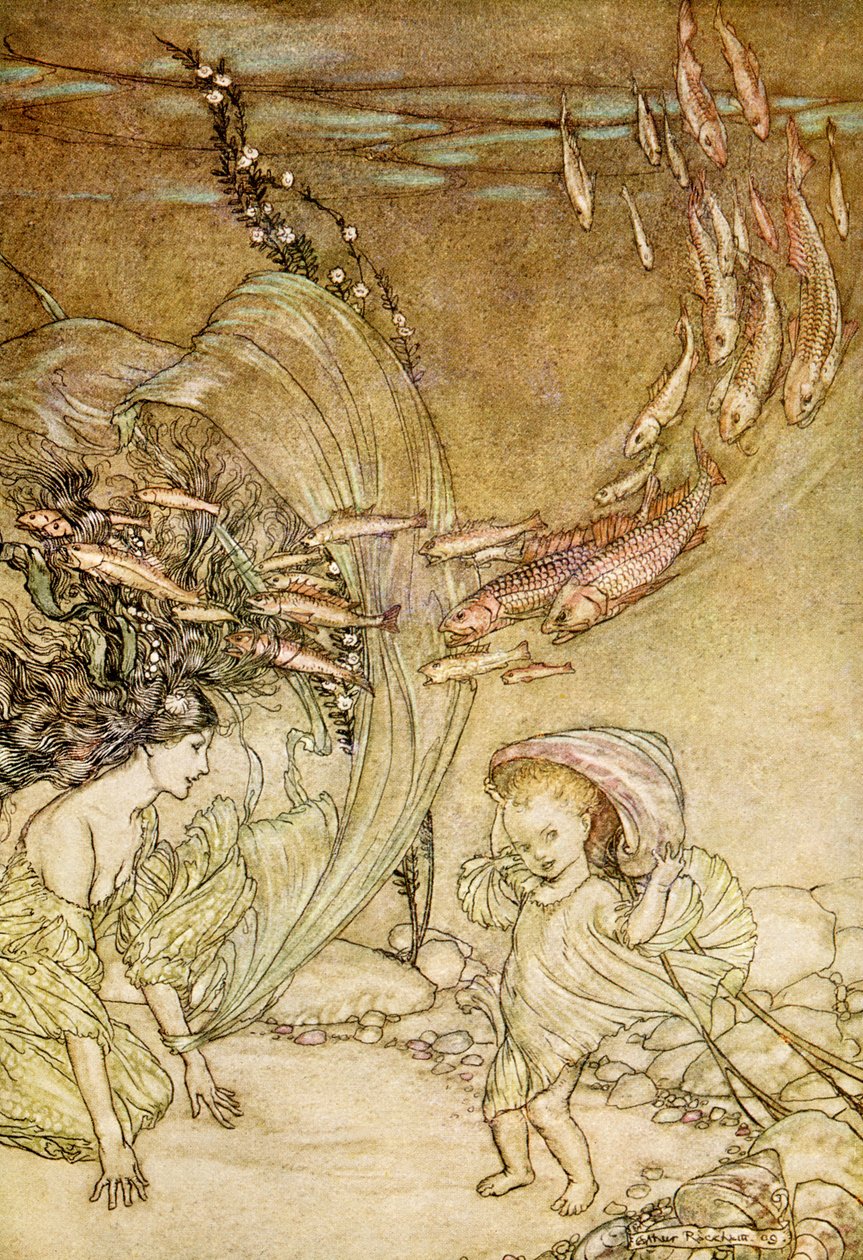 Undine di Friedrich de la Motte Fouqué da Arthur Rackham