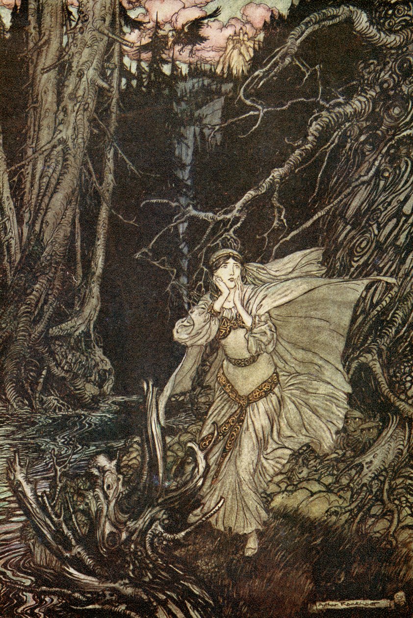 Undine di Friedrich de la Motte Fouqué da Arthur Rackham