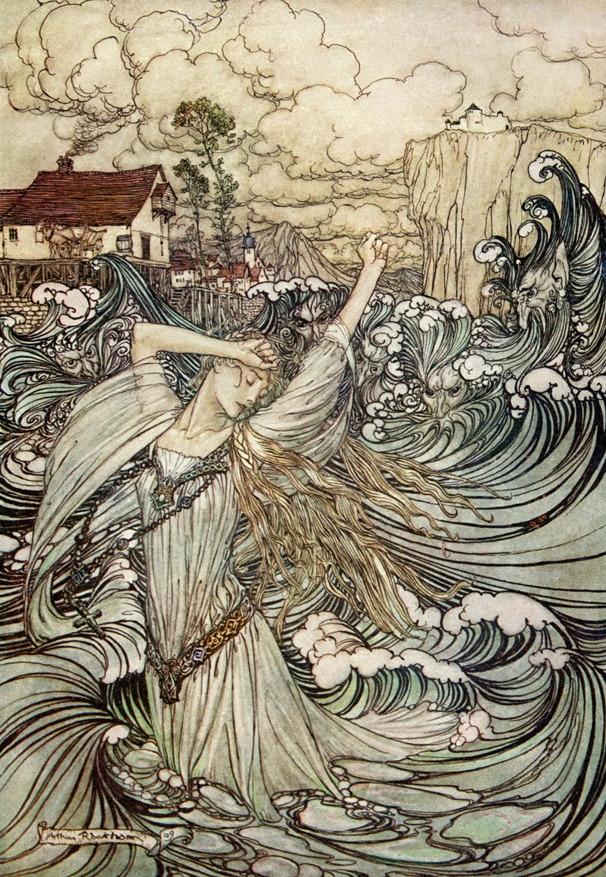 Undine di Friedrich de la Motte Fouqué da Arthur Rackham