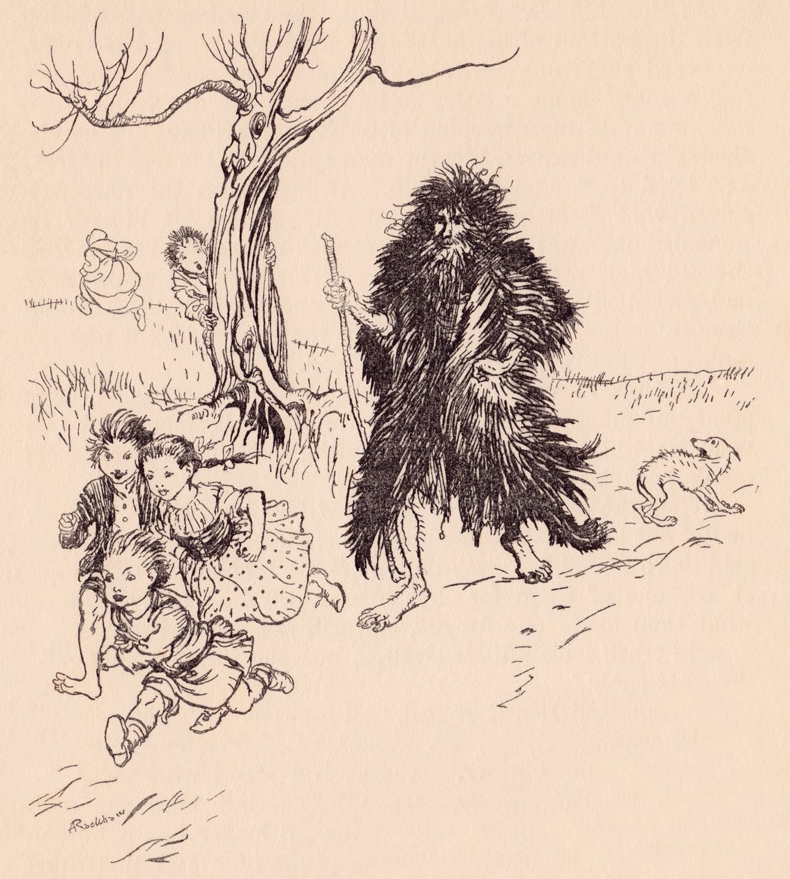 La barca da Arthur Rackham