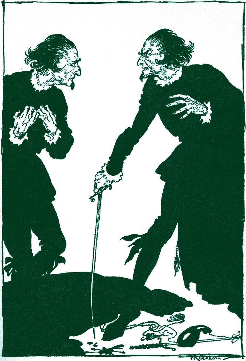 William Wilson di Edgar Allan Poe da Arthur Rackham