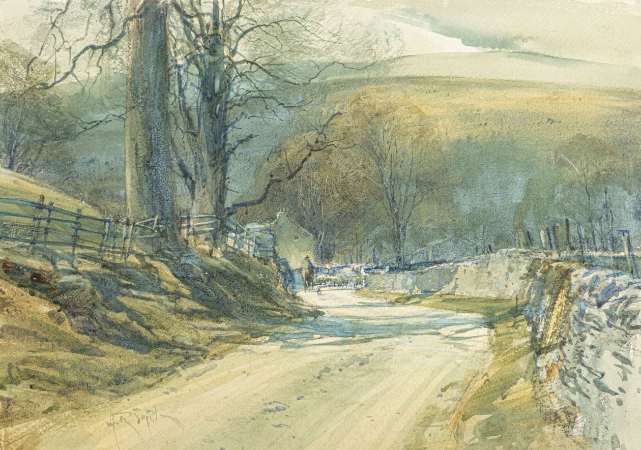 La strada tortuosa, Upper Wharfedale da Arthur Reginald Smith