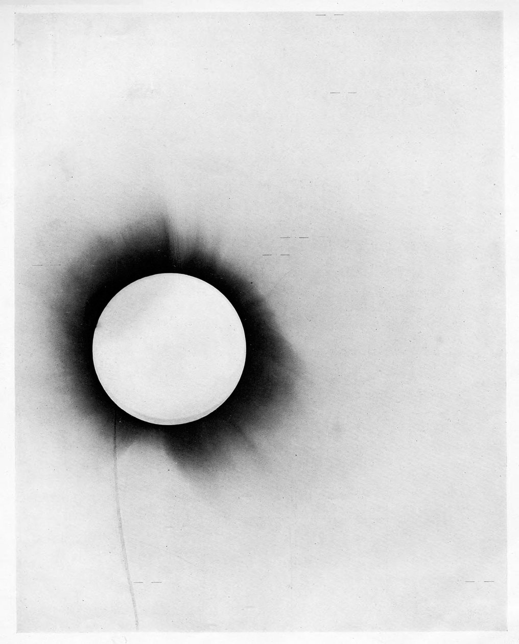 Eclissi solare, tavola da 