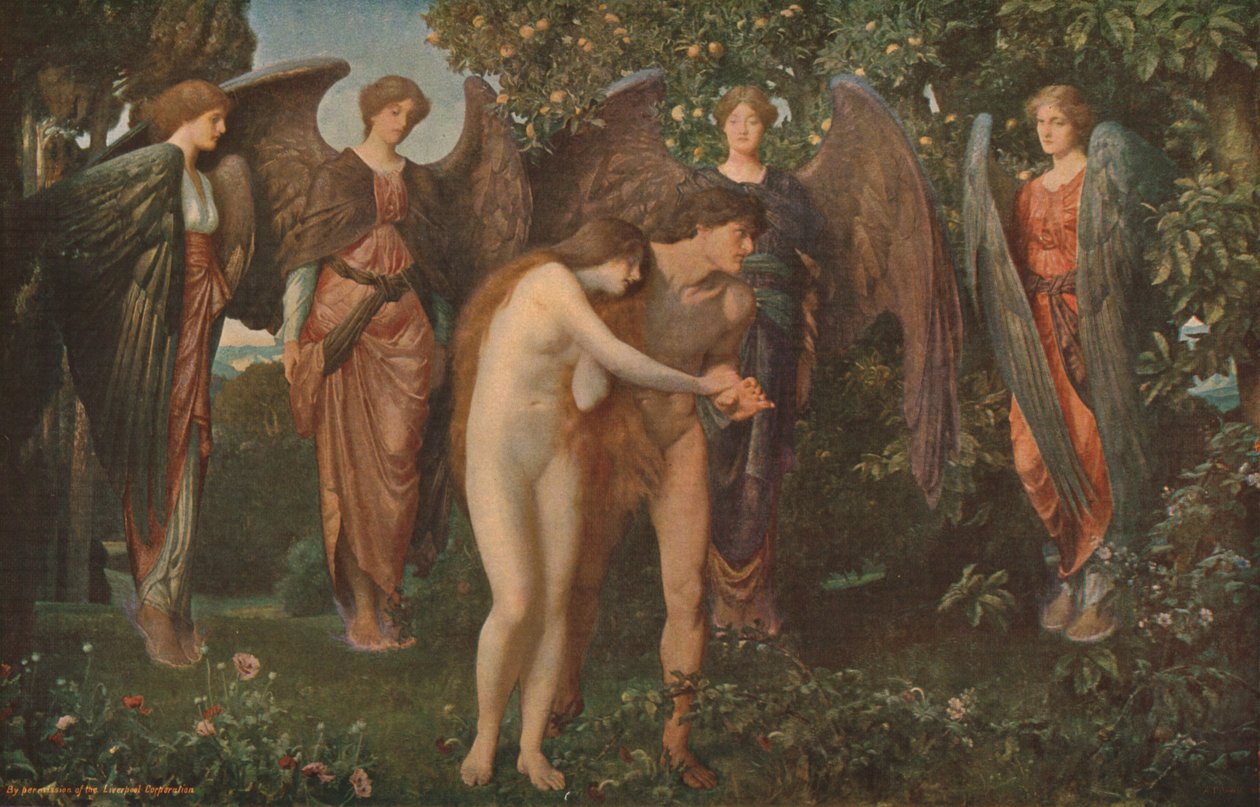 La cacciata di Adamo ed Eva dal Paradiso da Arthur Trevethin Nowell