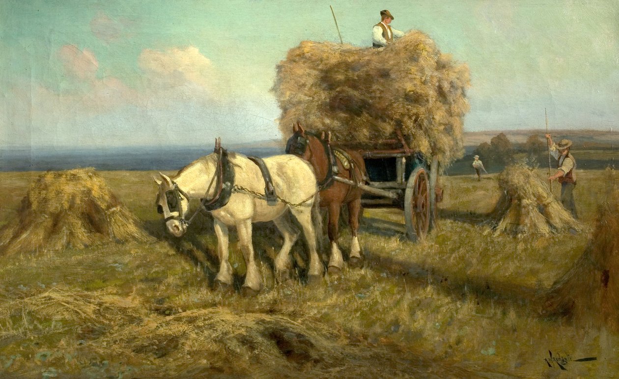 Caricamento del carro del raccolto da Arthur Walker Redgate