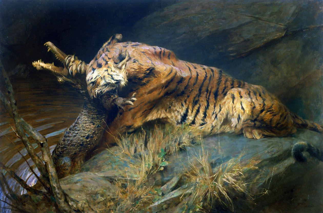 Tigre e Coccodrillo da Arthur Wardle