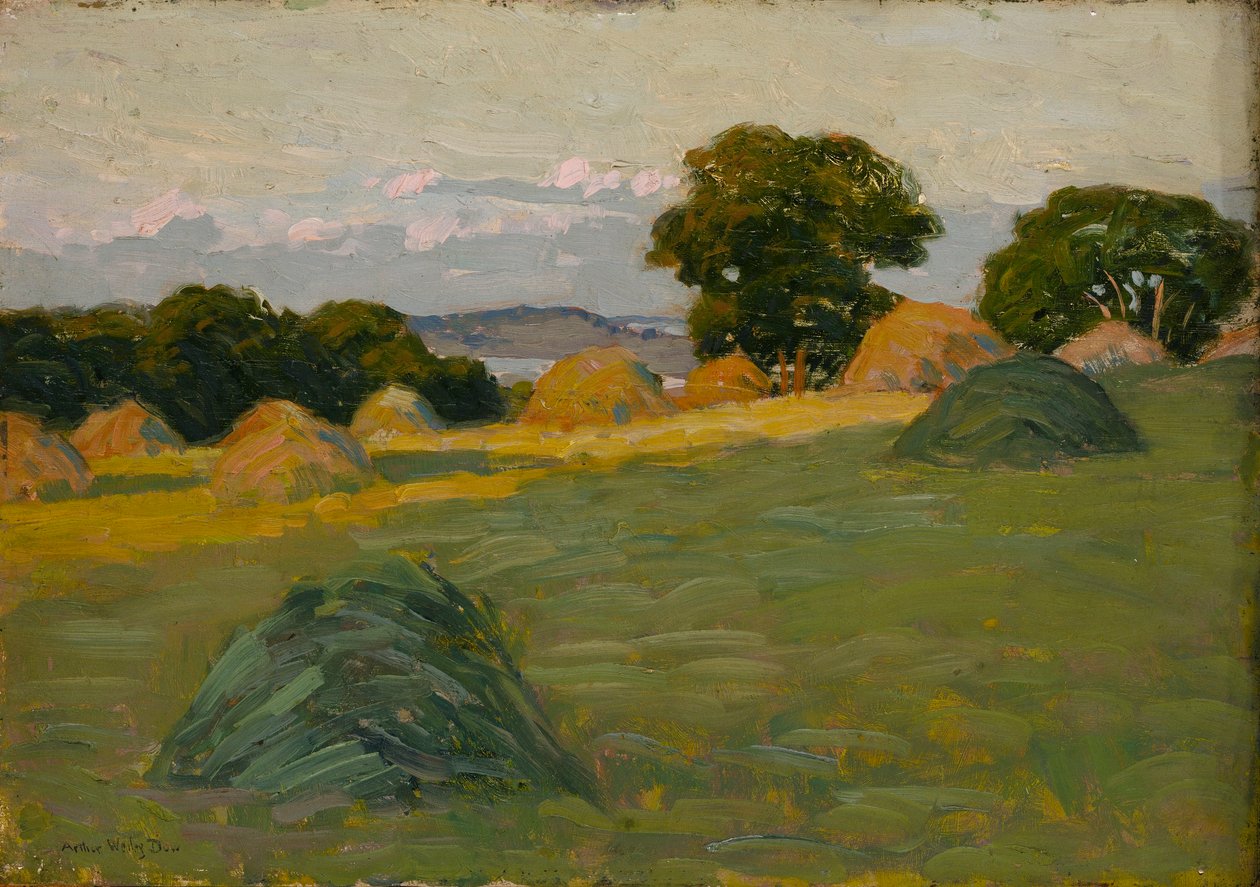 Il campo della collina da Arthur Wesley Dow