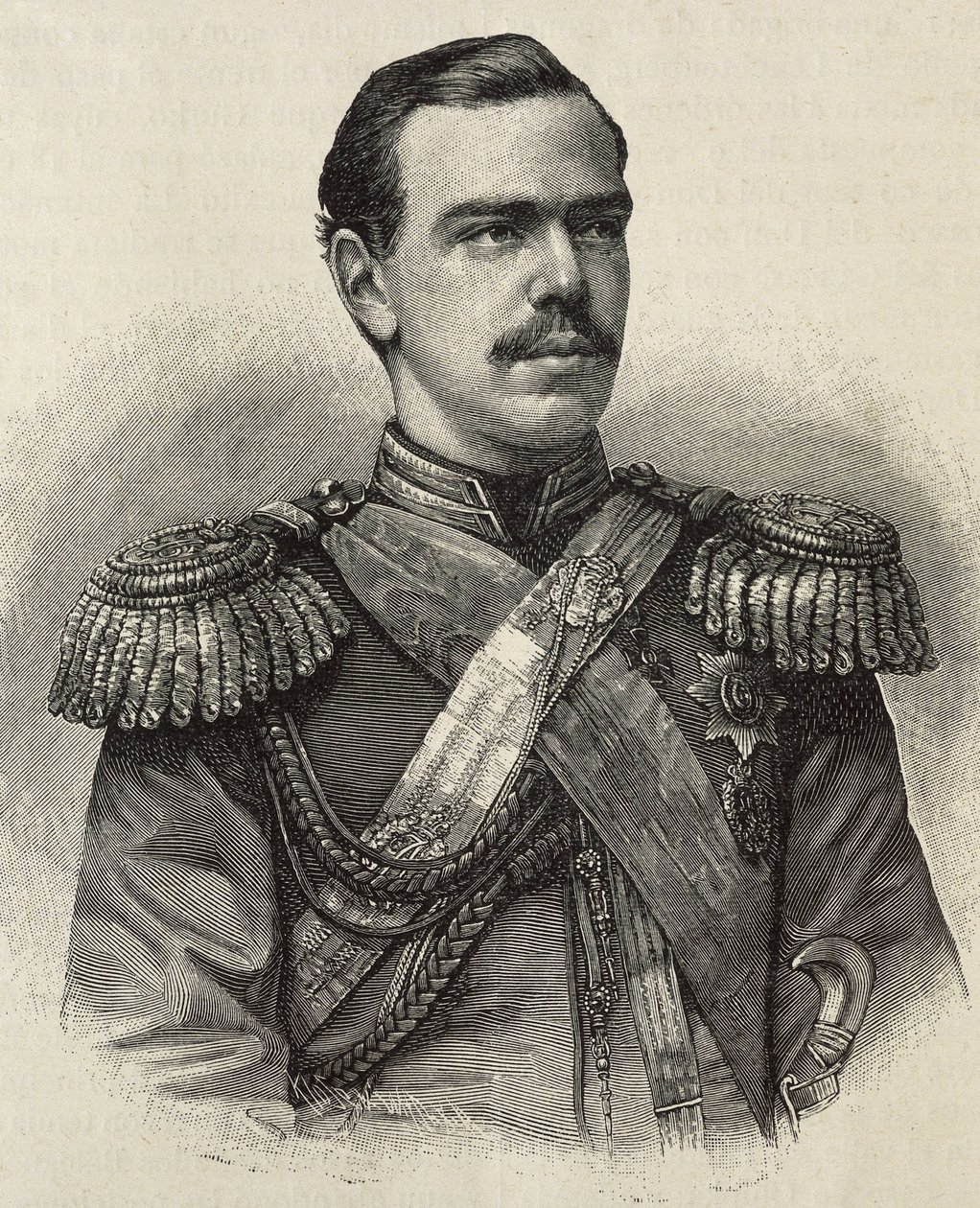 Alessandro III di Russia, zar di Russia (incisione) da Artist Unknown