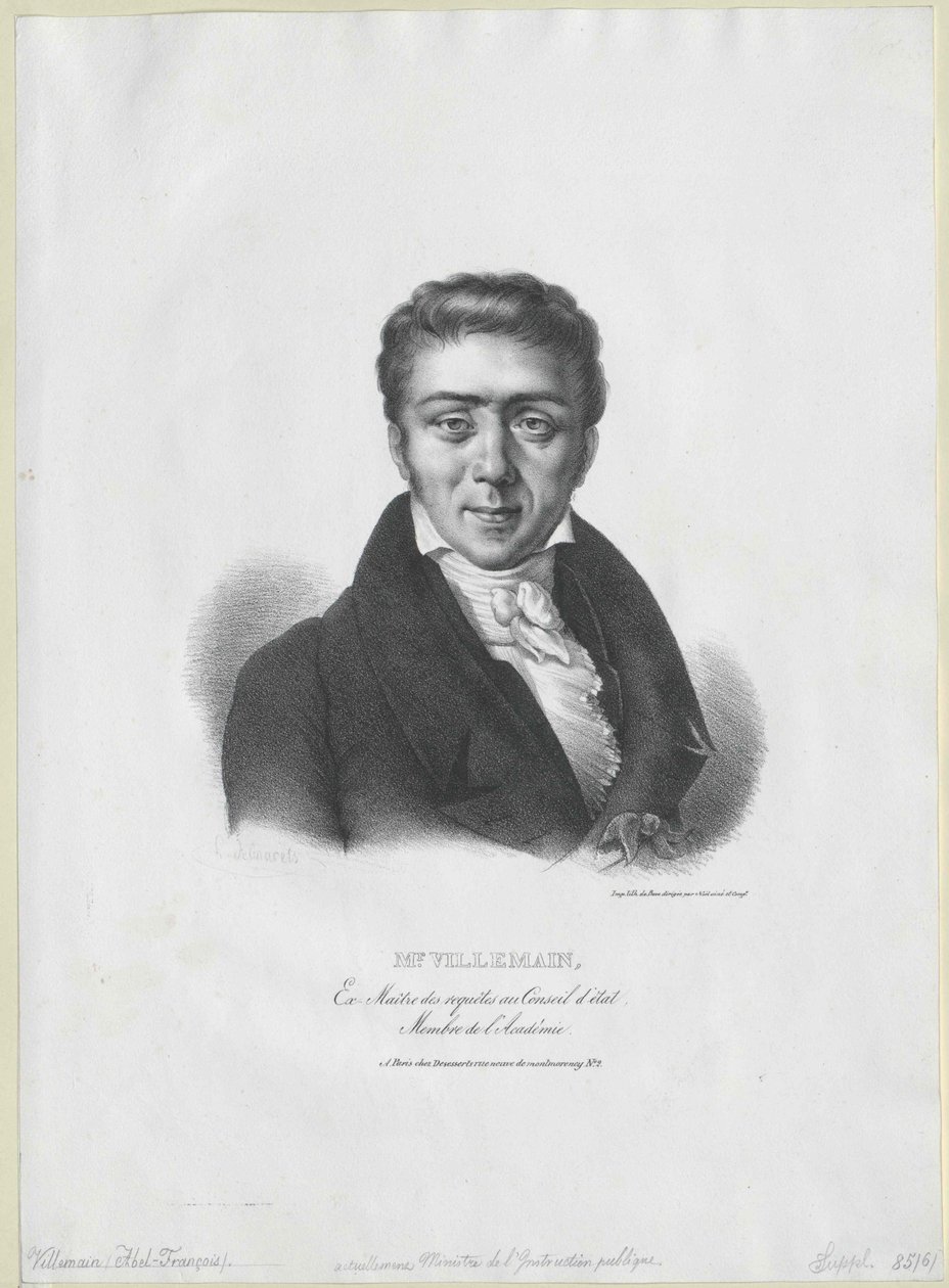 Abel-Francois Villemain da Artist Unknown
