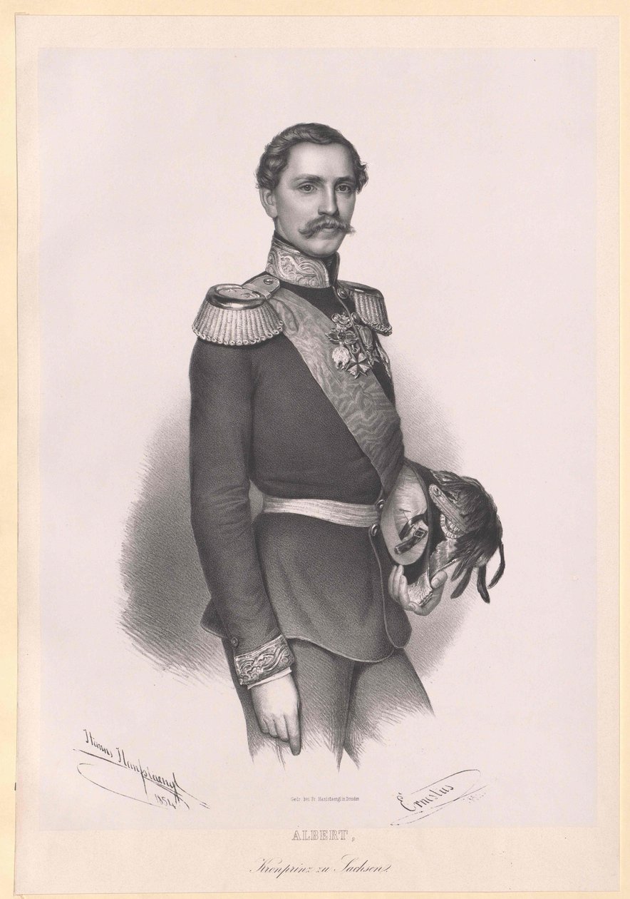 Alberto I re di Sassonia, da Artist Unknown