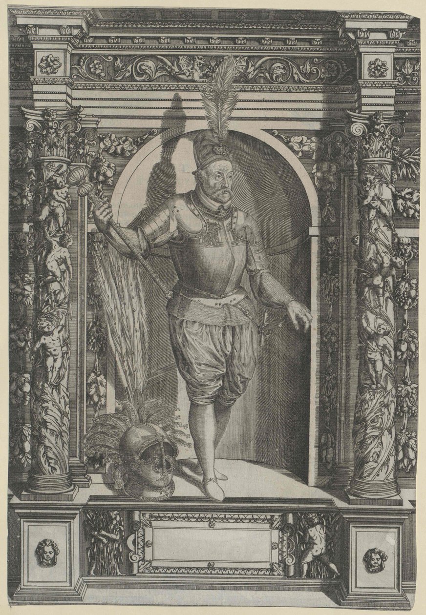 Andreas baron devil su Guntersdorf e Bockfliess da Artist Unknown