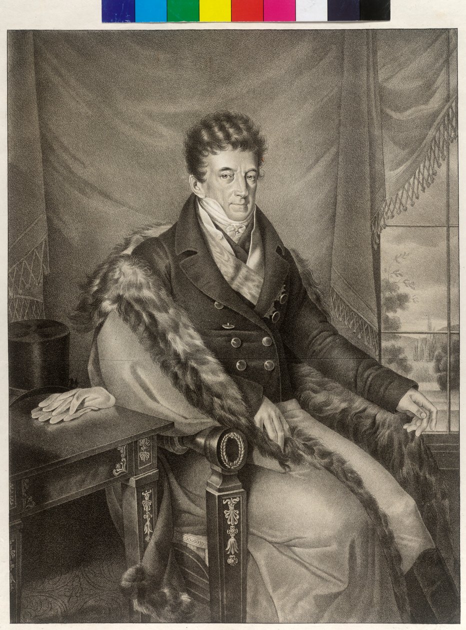 Andrei Kirillovich conte Razumovsky da Artist Unknown