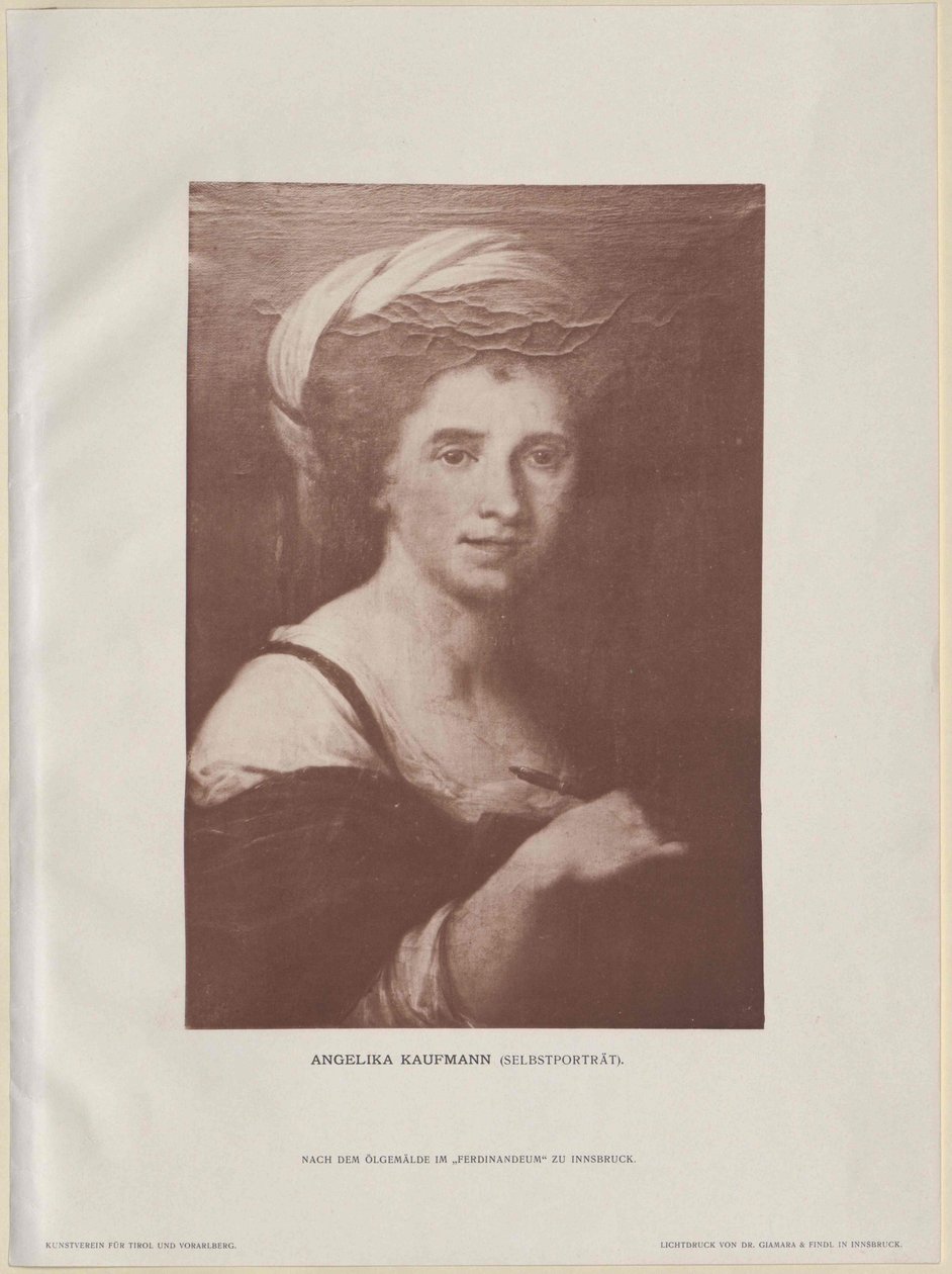 Angelika Kauffmann (stampa) da Artist Unknown