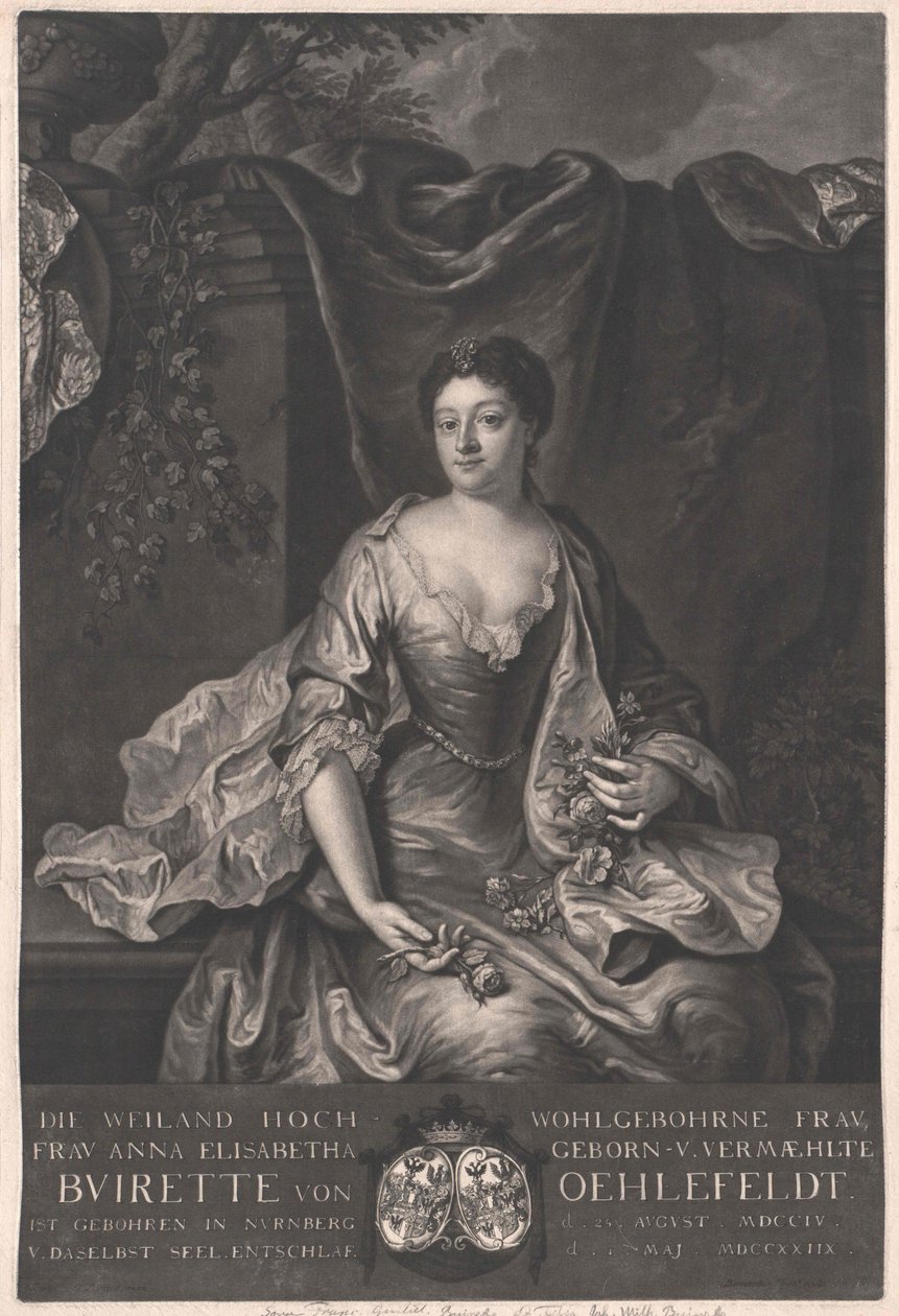 Anna Elisabeth Buirette-Oehlefeld da Artist Unknown