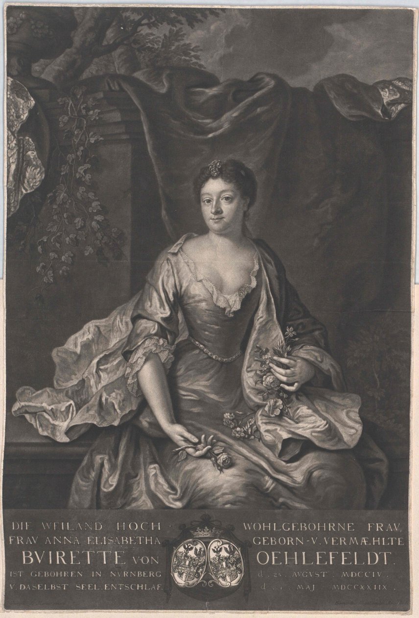 Anna Elisabeth Buirette-Oehlefeld da Artist Unknown