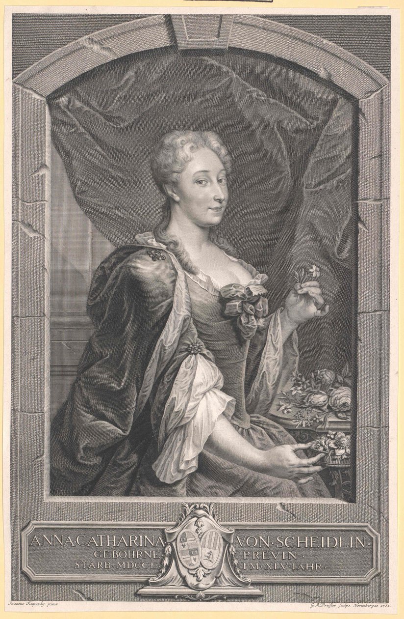 Anna Katharina von Scheidlin da Artist Unknown