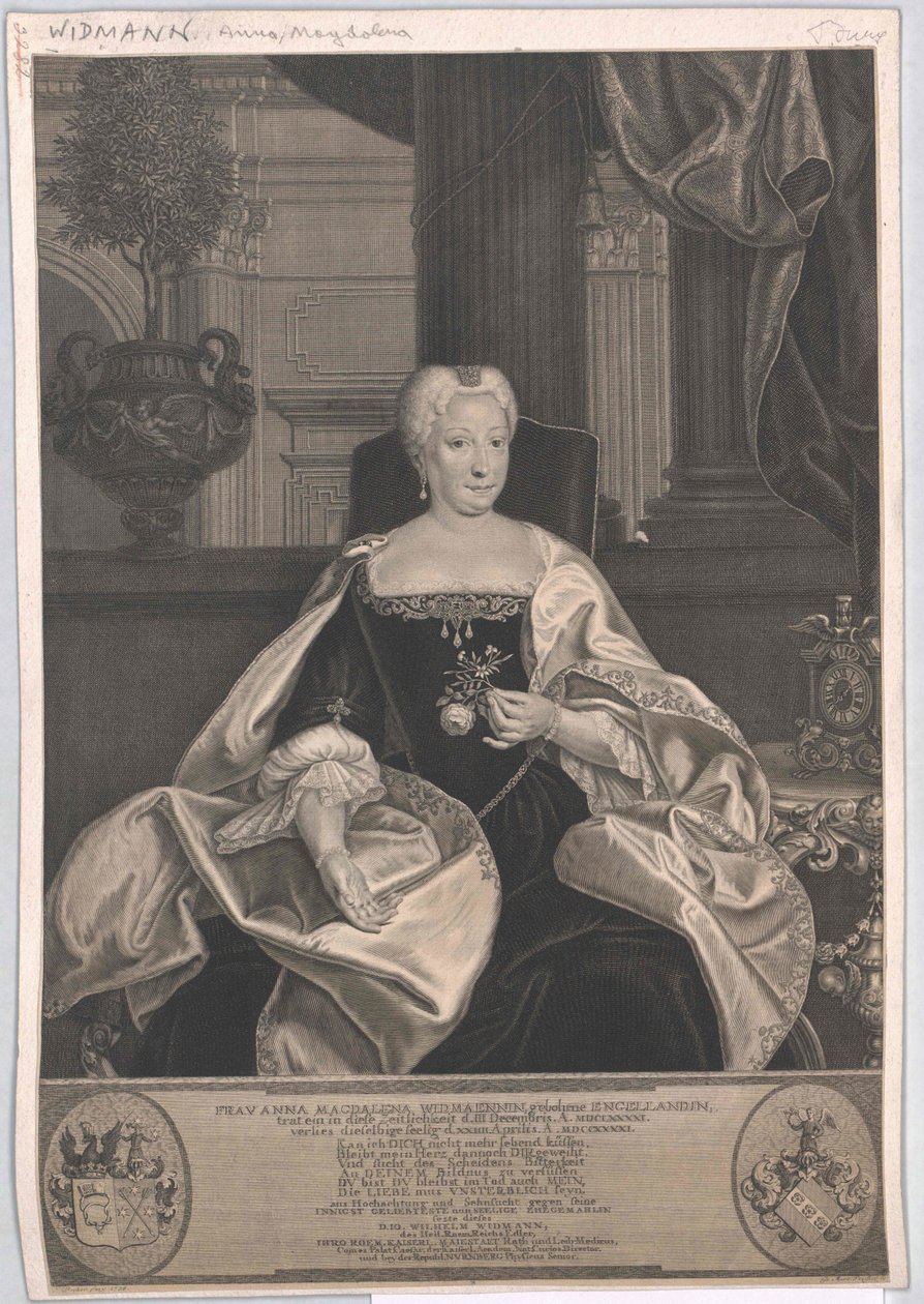 Anna Magdalene Engelland da Artist Unknown