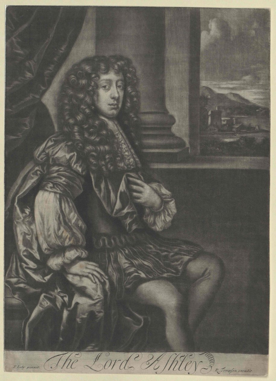 Anthony Ashley Cooper conte Shaftesbury da Artist Unknown