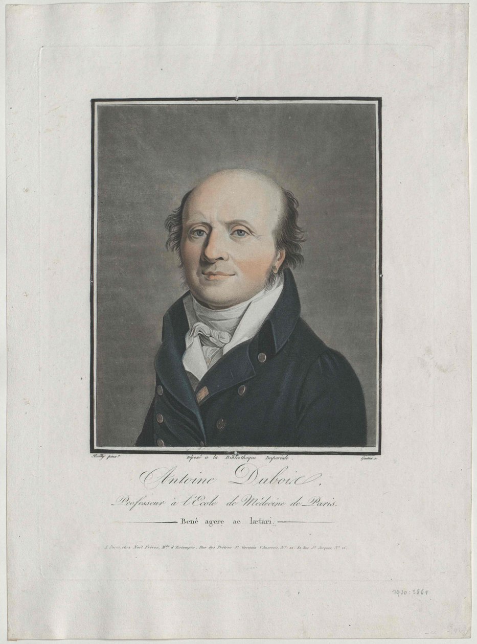 Antoine Baron Dubois (stampa) da Artist Unknown