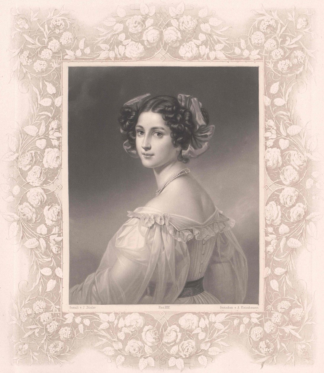Auguste Strobl (stampa) da Artist Unknown