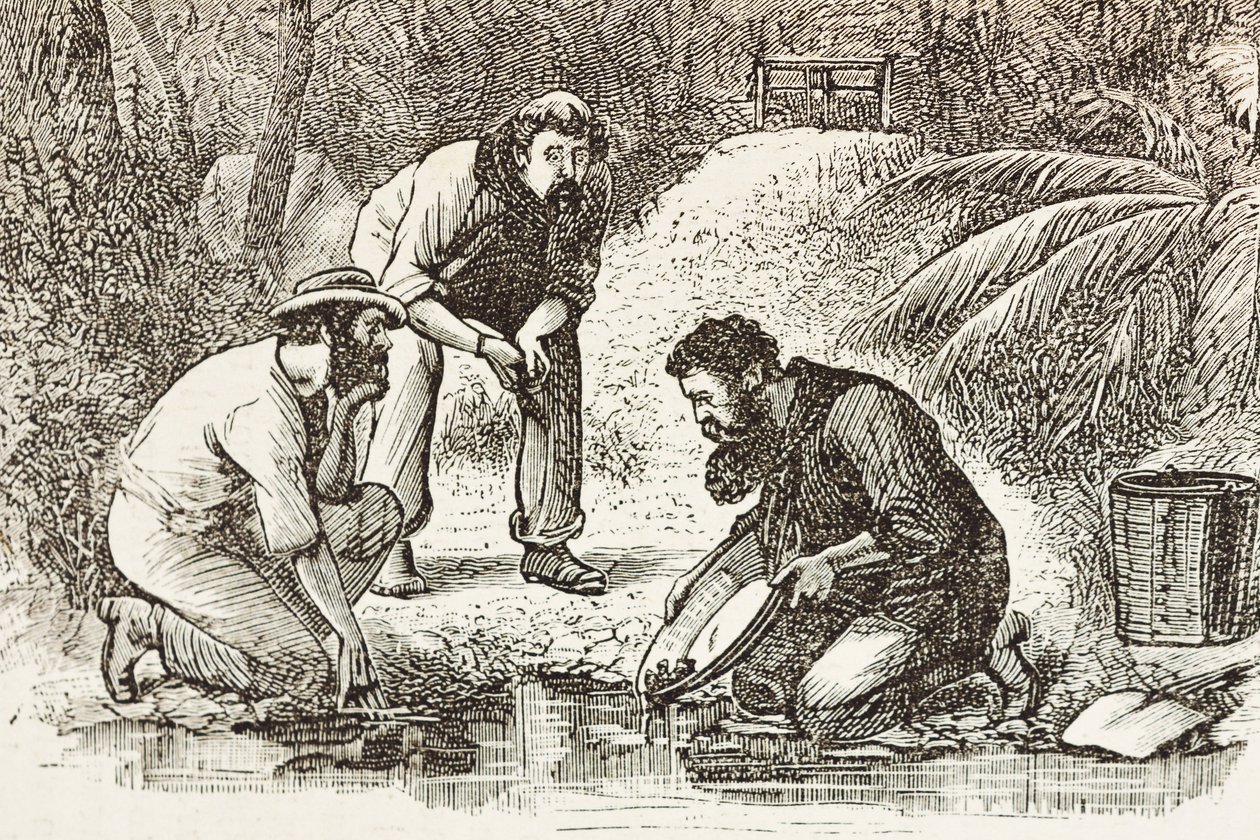 Australia (1880). La vita dei cercatori d