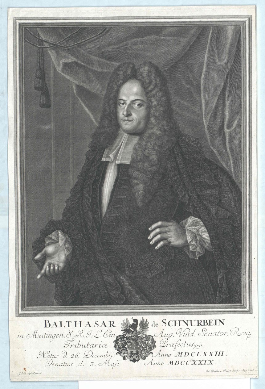 Baldassarre Schnurbein von e zu Meitingen da Artist Unknown