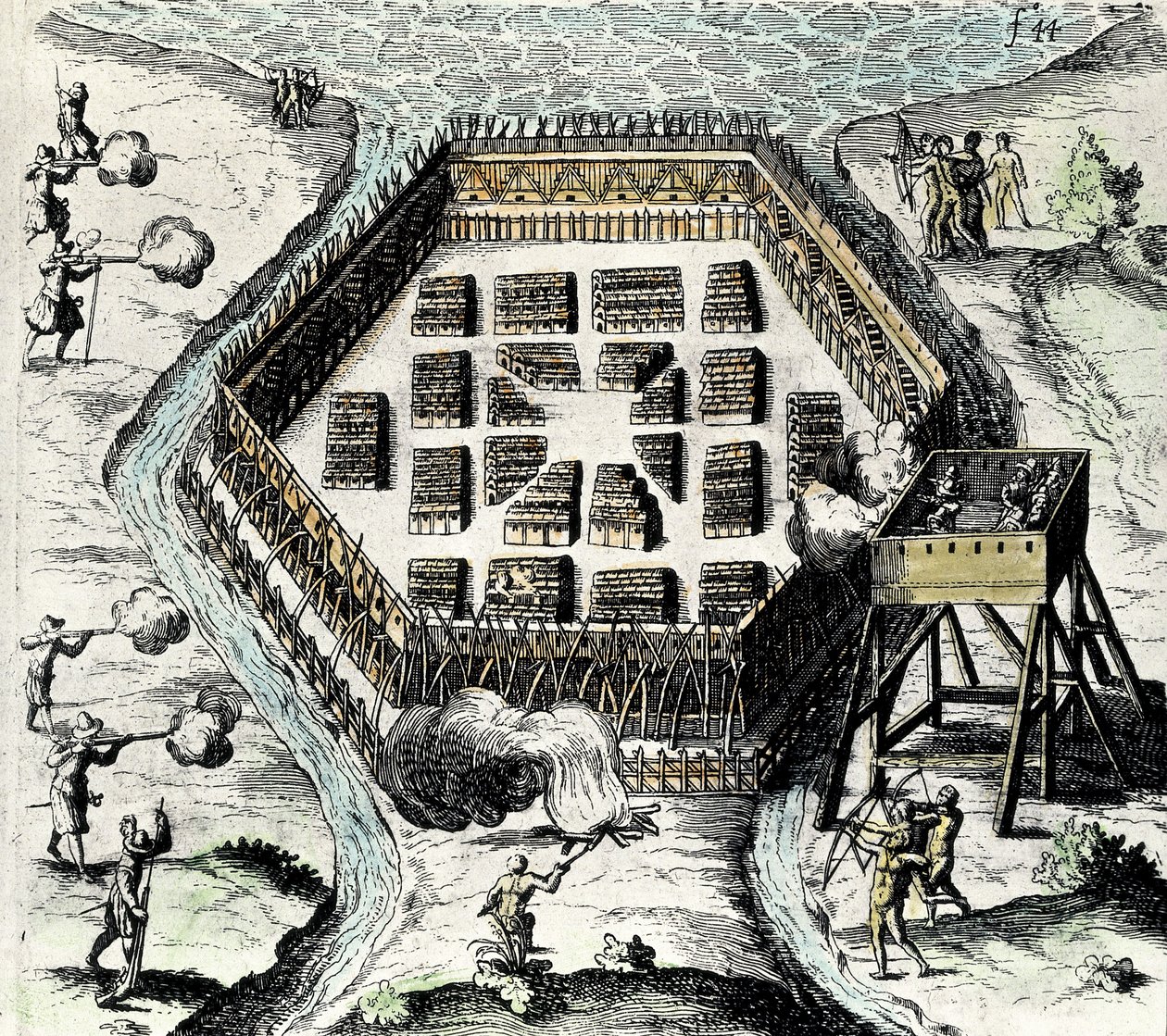CHAMPLAIN, Samuel de (1567-1635). Navigatore inglese, cartografo, disegnatore, soldato ed esploratore. Fondò la Nuova Francia e la città di Quebec il 3 luglio da Artist Unknown