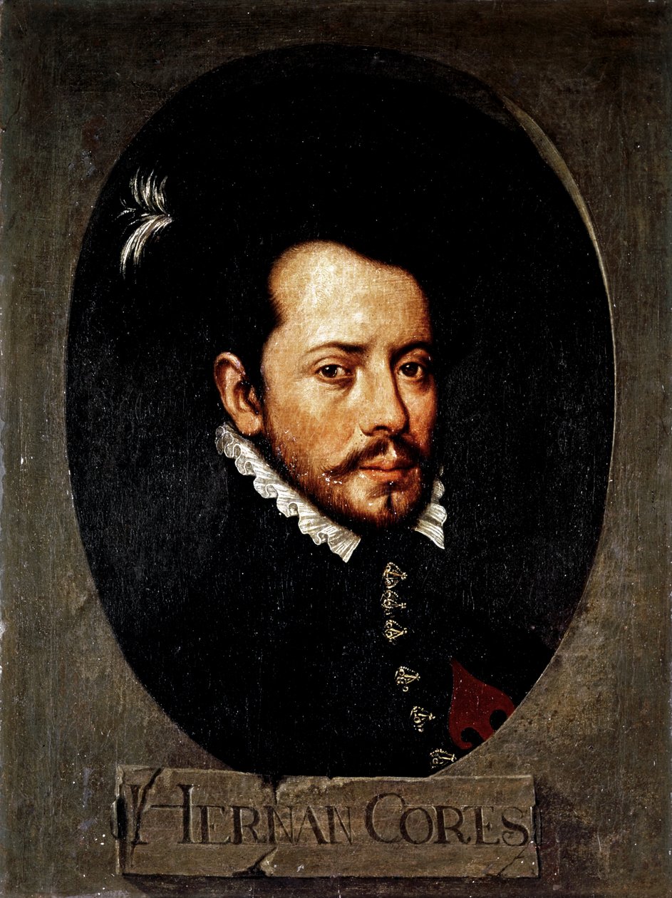 CORTES Hernan (1485-1547). Conquistatore spagnolo del Messico da Artist Unknown