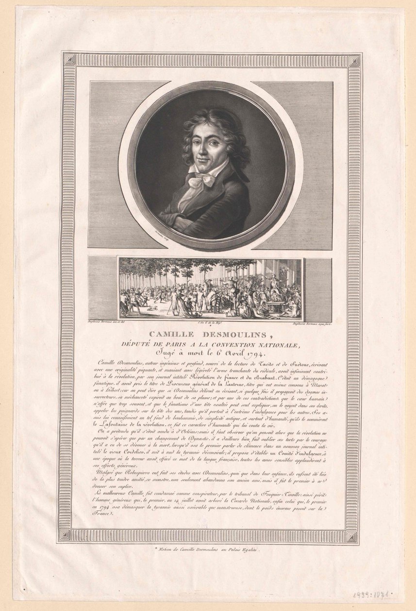 Camille Desmoulins da Artist Unknown
