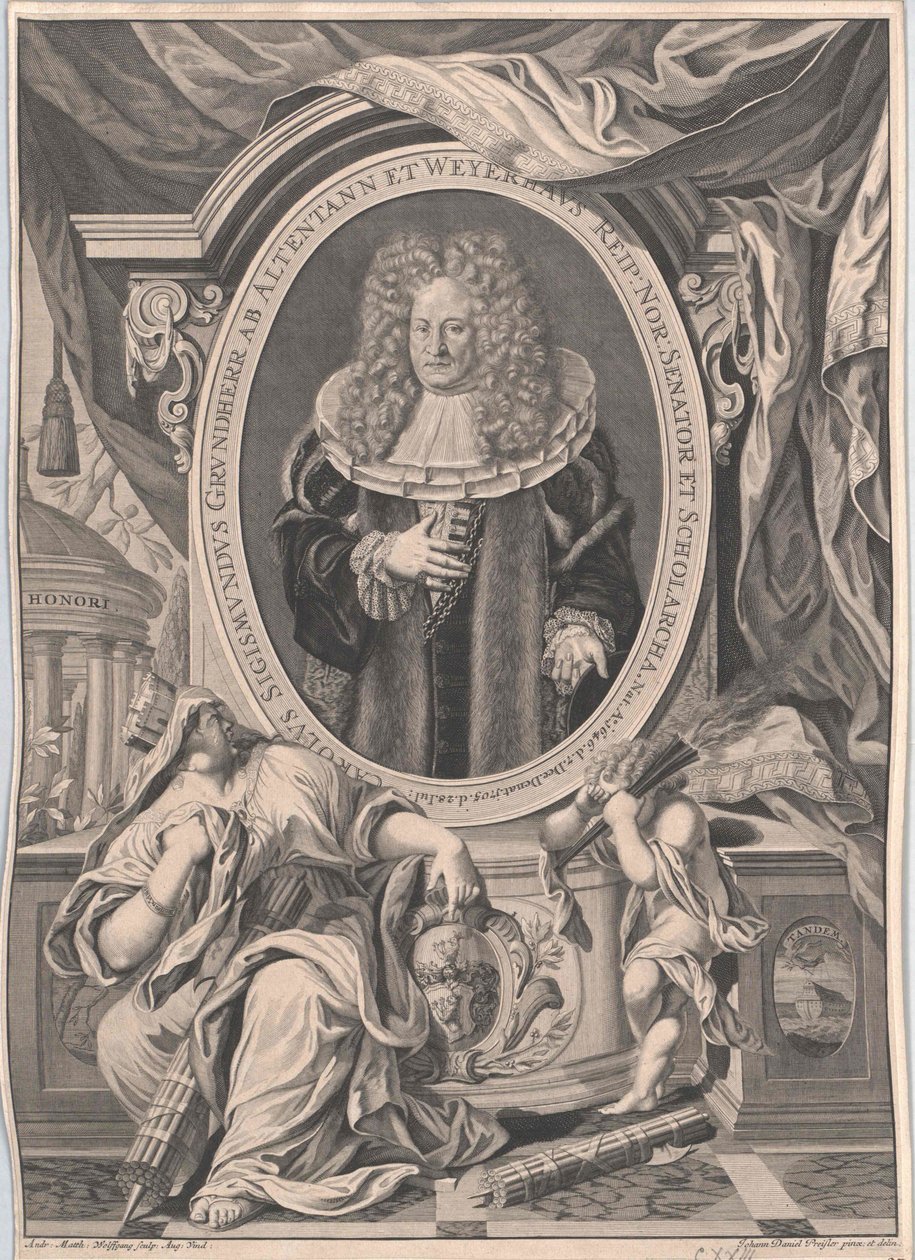 Carl Sigismund signore del maniero di Altenthann e Weyherhaus da Artist Unknown