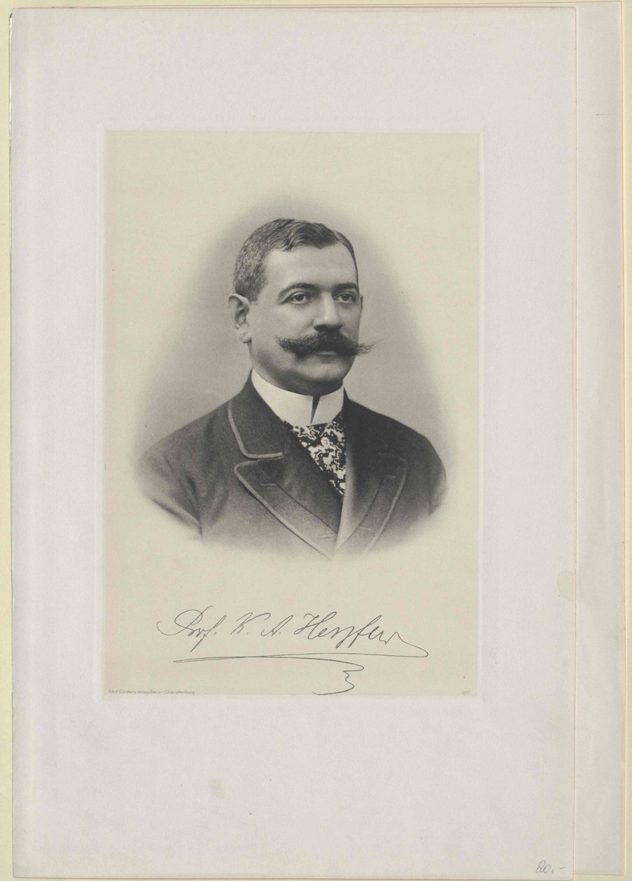 Charles August Herzfeld da Artist Unknown