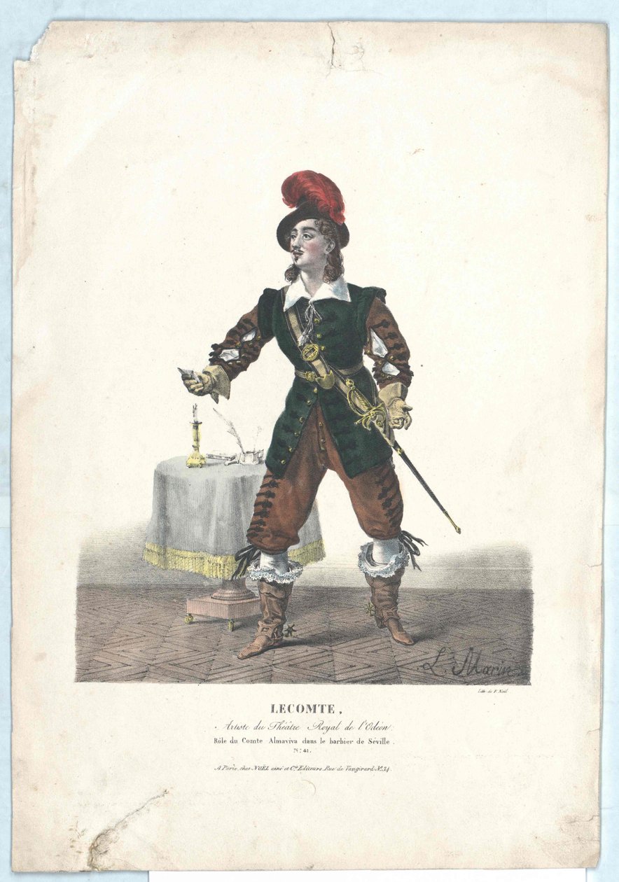 Charles Horace Badun Lecomte da Artist Unknown