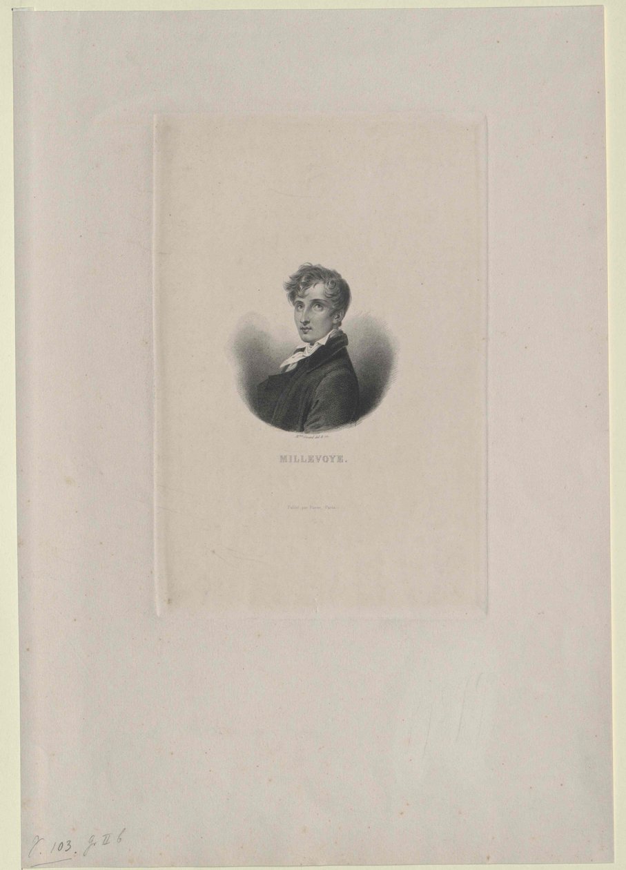 Charles Hubert Millevoye da Artist Unknown