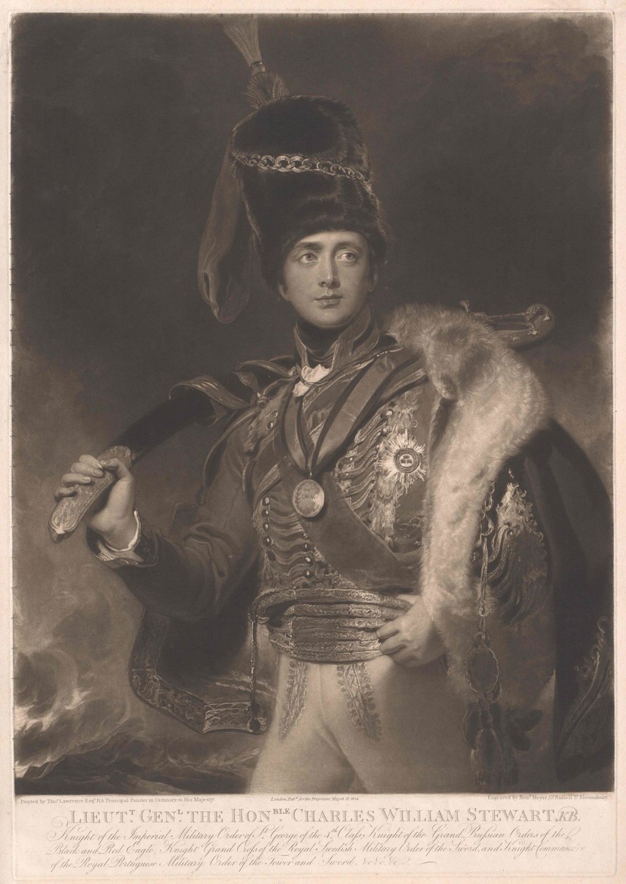 Charles William marchese di Londonderry da Artist Unknown